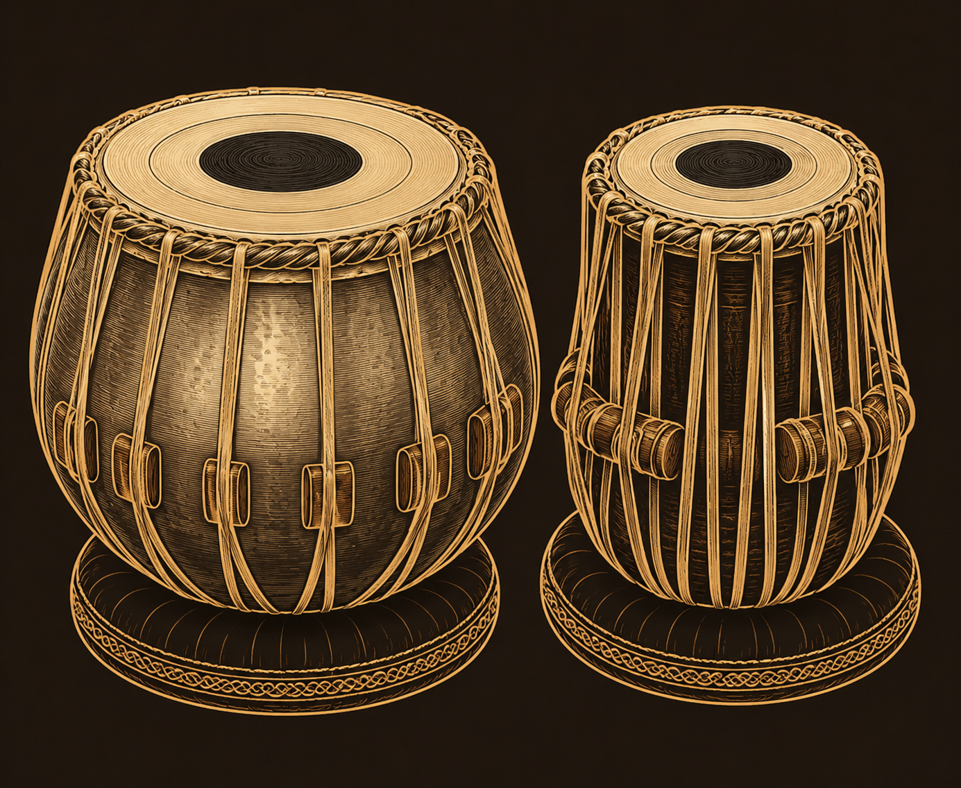 Tabla drum pair